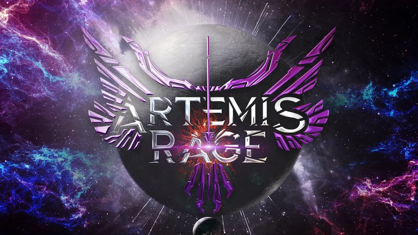 Logotipo Artemis Rage sobre el universo del EP.