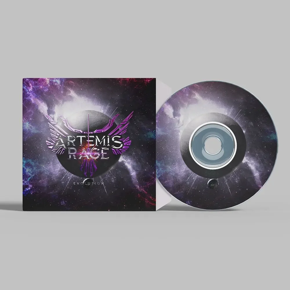 Diseño de portada y disco compacto.
