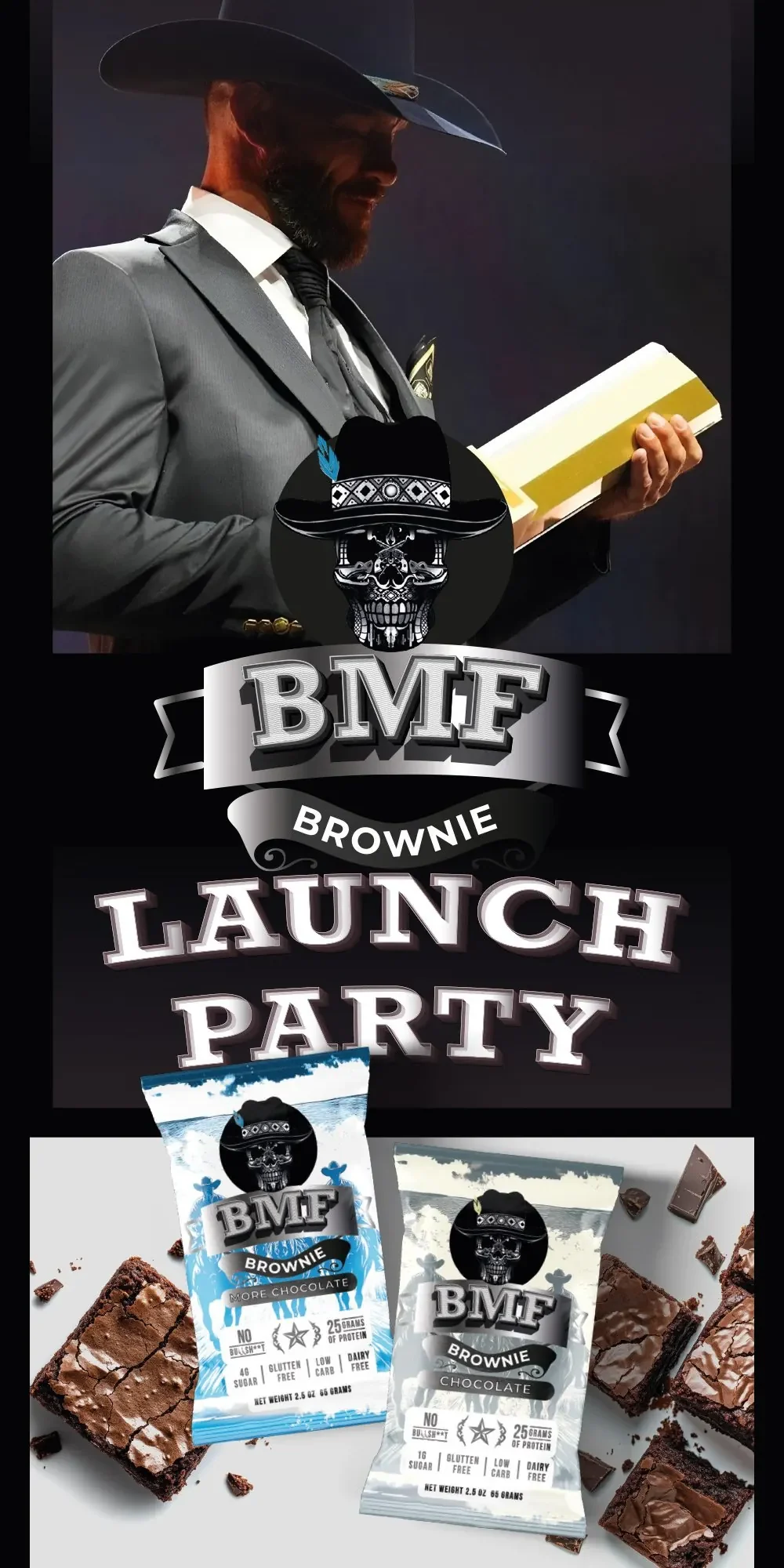 Pieza promocional para el lanzamiento del producto.