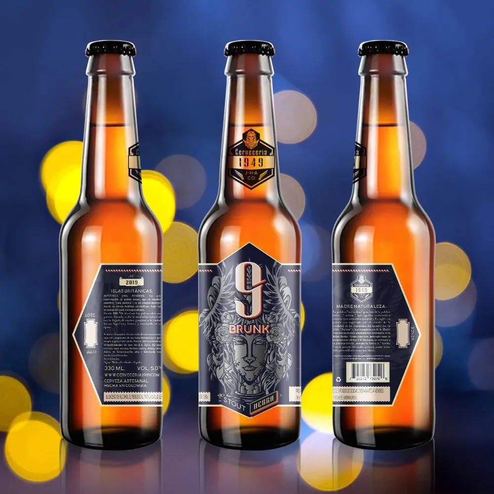 Familia de cervezas dentro del sistema cromático.