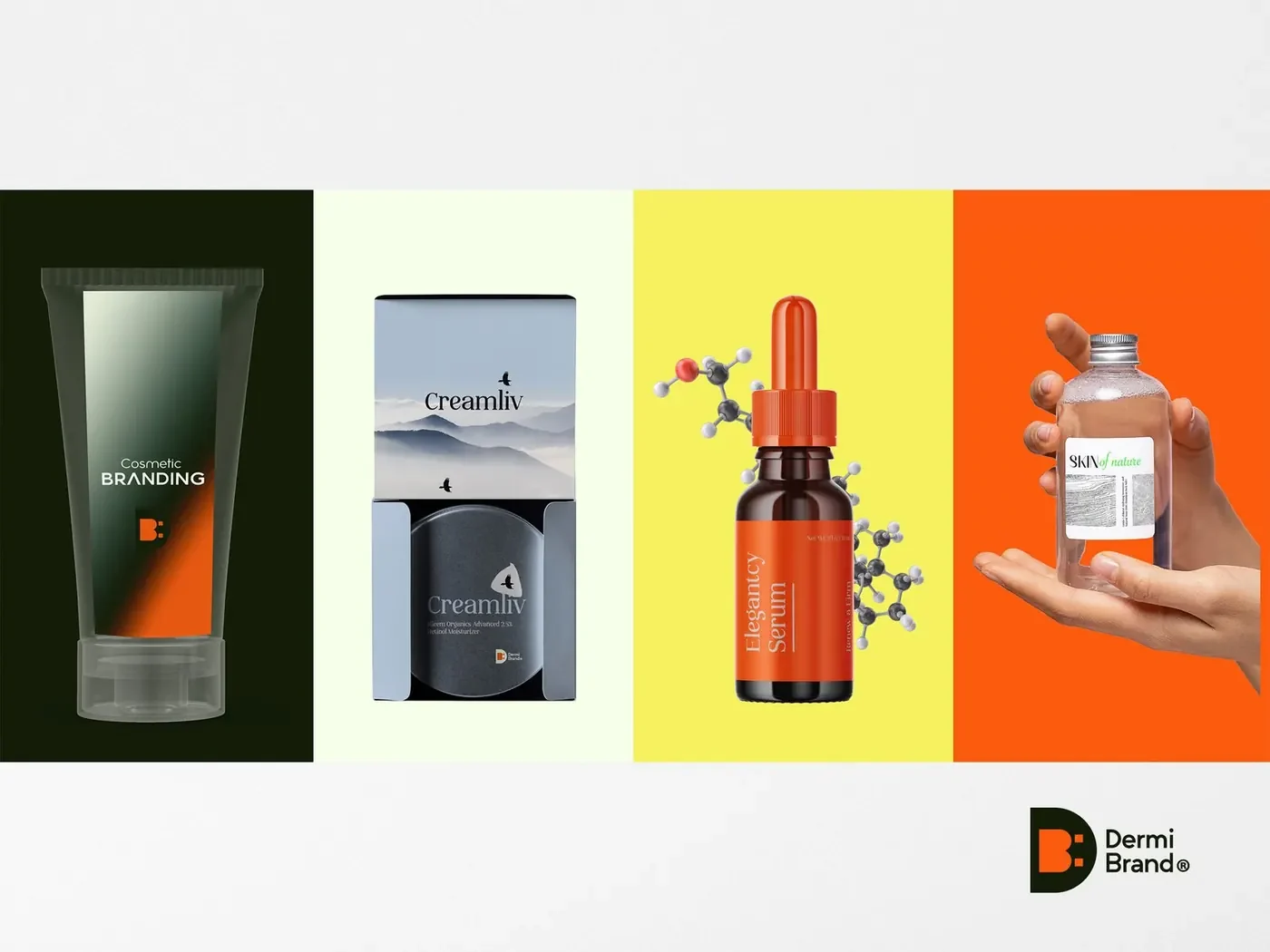 Sistema visual aplicado a diferentes líneas cosméticas.