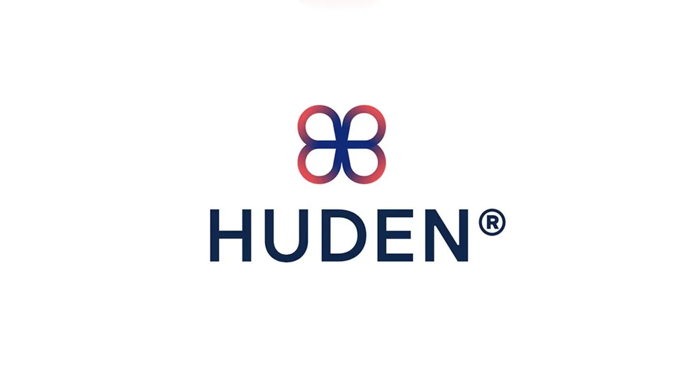 Logotipo renovado de Hudén.