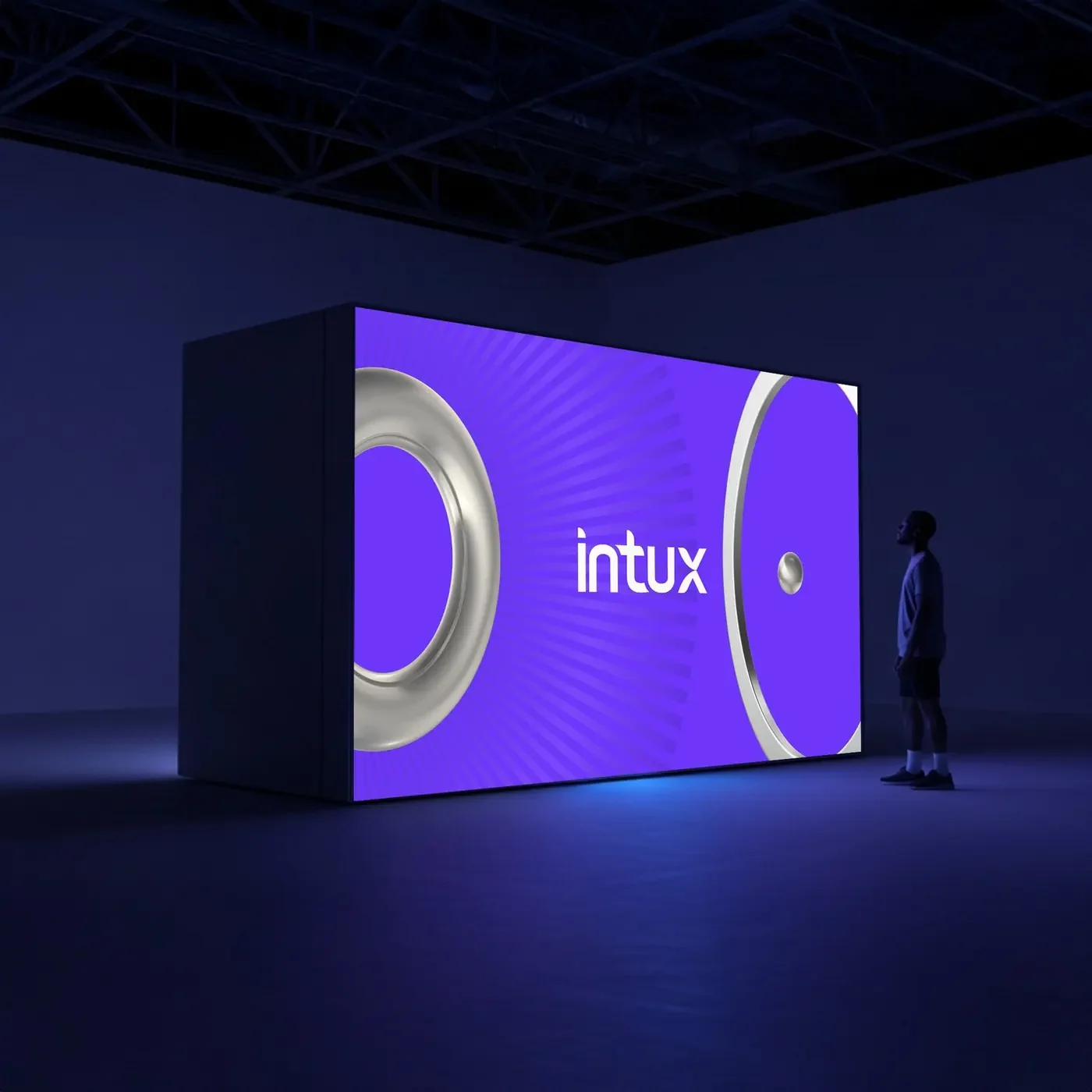Aplicación inmersiva de marca en un entorno expositivo.