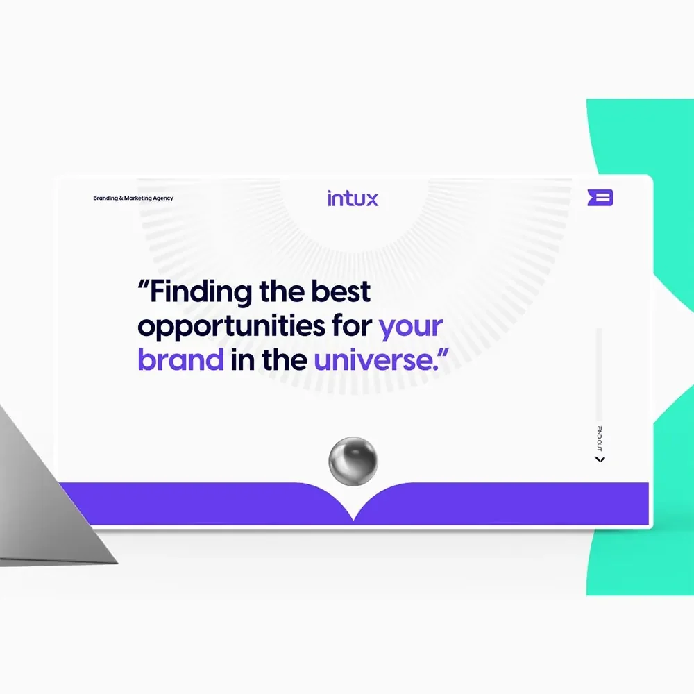 Diseño web dentro del sistema visual de 2023.
