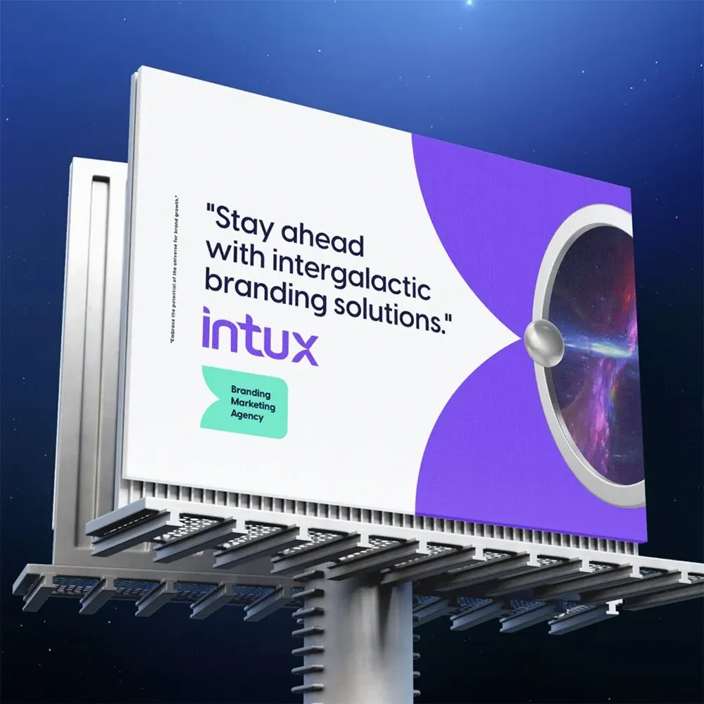 Aplicación de marca en publicidad exterior.